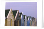 Beach huts in a row, close-up by Assaf Frank